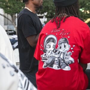 DGK Fool For You Red T-Shirt Size Large